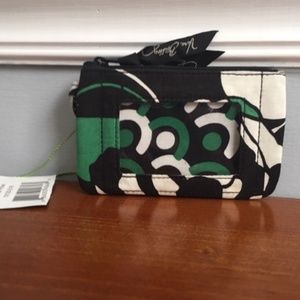 NWT Vera Bradley Zip ID Case Imperial Rose